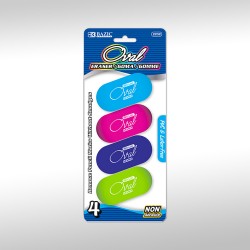 Bazic Oval Erasers,...