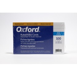 Oxford Ruled Index Cards,...