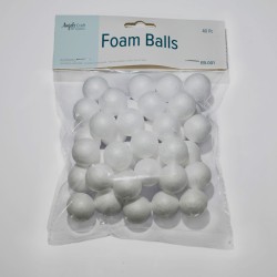 Angel's Craft Foam Balls, 1"