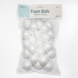 Angel's Craft Foam Balls, 1.5"