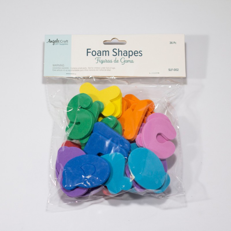 Angels Craft Foam Shapes, Letters